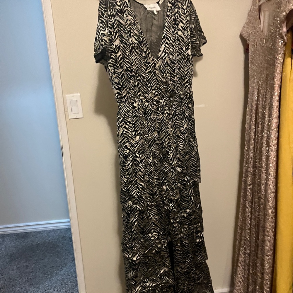 ba&sh Zebra Print Maxi Dress